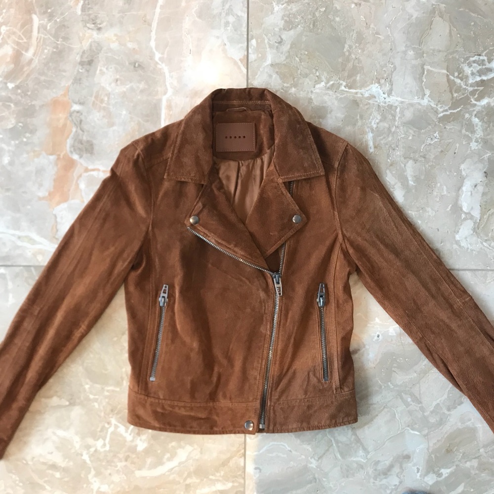 Suede Moto Jacket by BlankNYC